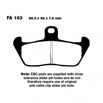 Bremsbelag EBC FA163 vorne