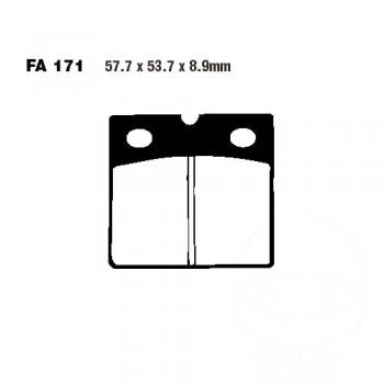 Bremsbelag EBC FA171 vorne