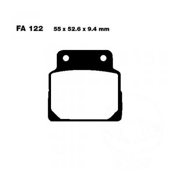 Bremsbelag EBC FA122 vorne