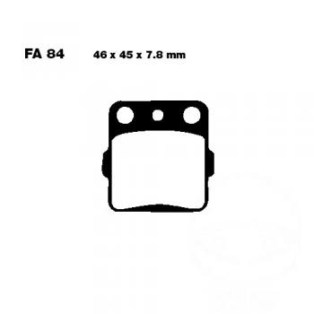 Bremsbelag EBC MXS084 vorne