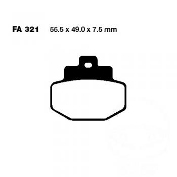 Bremsbelag EBC SFA321 vorne