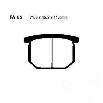 Bremsbelag EBC FA065V vorne