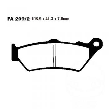 Bremsbelag EBC FA209/2V vorne