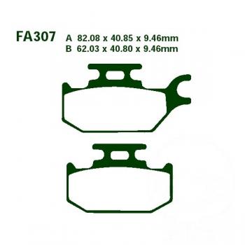 Bremsbelag EBC FA307TT vorne links