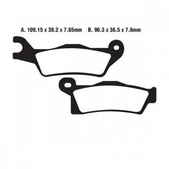 Bremsbelag EBC FA617TT vorne rechts