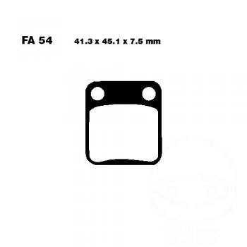 Bremsbelag EBC SFAC054 vorne