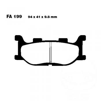 Bremsbelag EBC SFAC199 vorne