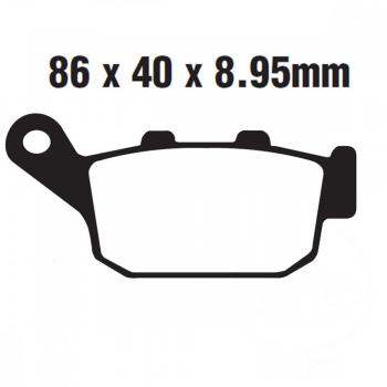 Bremsbelag EBC FA496V hinten