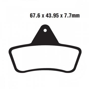 Bremsbelag EBC FA271R hinten