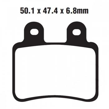 Bremsbelag EBC FA350HH hinten für AJP Sattel