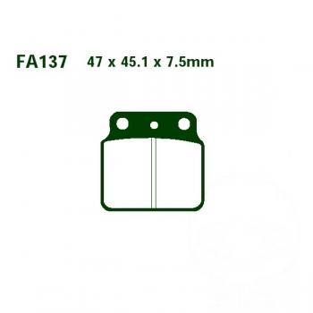 Bremsbelag EBC FA137R hinten