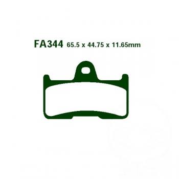 Bremsbelag EBC FA344R hinten