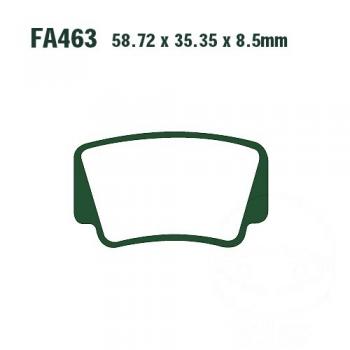 Bremsbelag EBC FA463R hinten