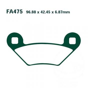 Bremsbelag EBC FA475R hinten
