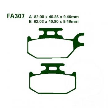 Bremsbelag EBC FA307R hinten