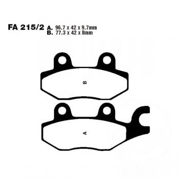 Bremsbelag EBC FA215/2HH hinten