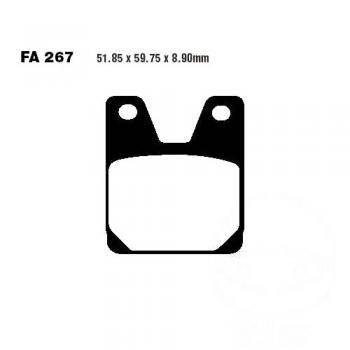 Bremsbelag EBC FA267HH hinten