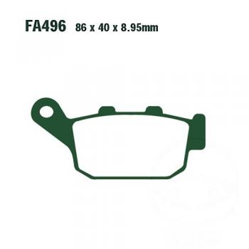 Bremsbelag EBC FA496HH hinten