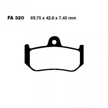 Bremsbelag EBC FA320HH hinten