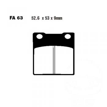 Bremsbelag EBC FA063HH hinten