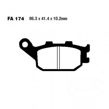 Bremsbelag EBC FA174HH hinten