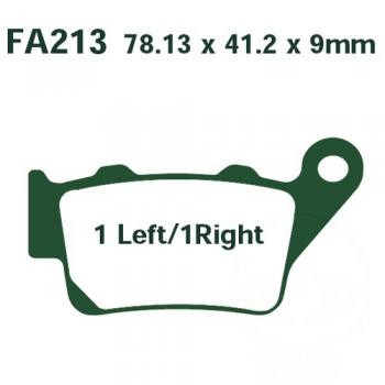 Bremsbelag EBC FA213HH hinten