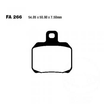 Bremsbelag EBC FA266 hinten