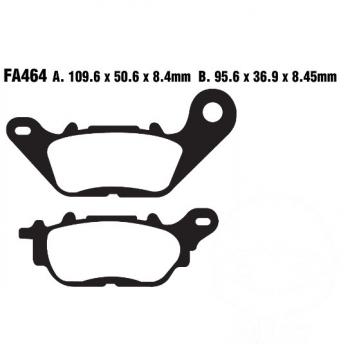 Bremsbelag EBC FA464 hinten