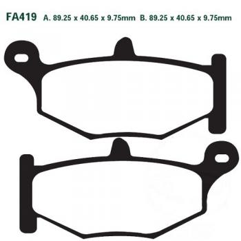 Bremsbelag EBC FA419 hinten