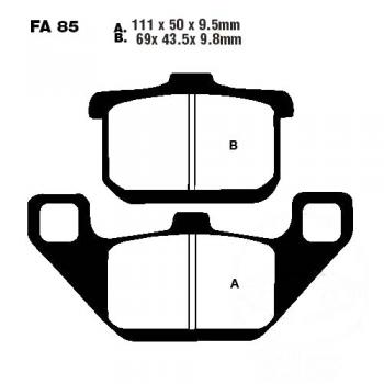 Bremsbelag EBC FA085 hinten