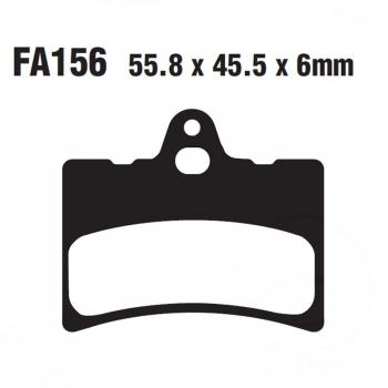 Bremsbelag EBC FA156 hinten