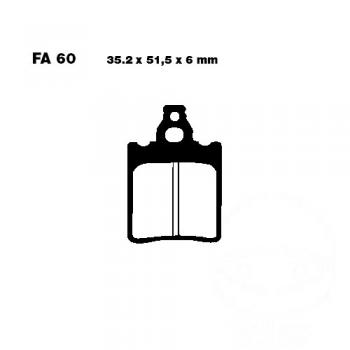 Bremsbelag EBC FA060 hinten