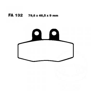 Bremsbelag EBC FA132 hinten