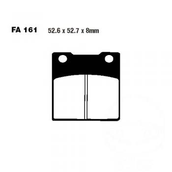 Bremsbelag EBC FA161 hinten