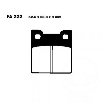 Bremsbelag EBC FA222 hinten