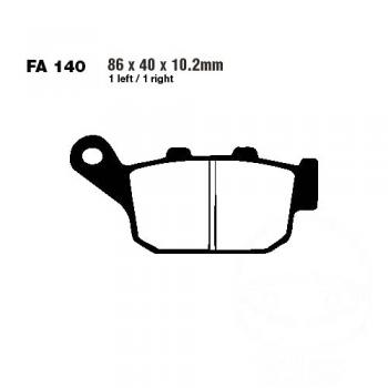 Bremsbelag EBC SFA140HH hinten