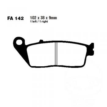 Bremsbelag EBC SFA142HH hinten