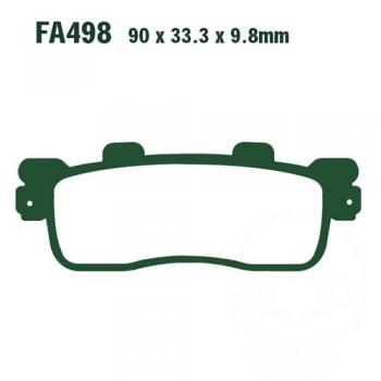 Bremsbelag EBC SFA498HH hinten