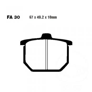 Bremsbelag EBC FA030V hinten