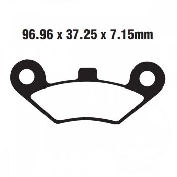 Bremsbelag EBC FA453TT hinten