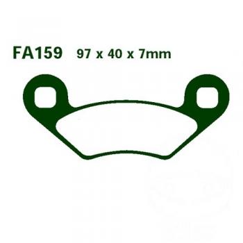 Bremsbelag EBC FA159TT hinten