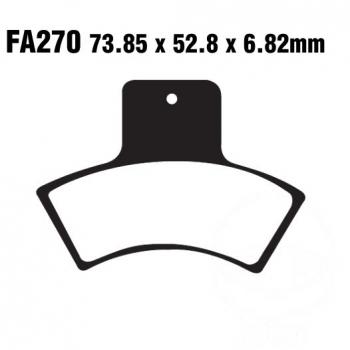Bremsbelag EBC FA270TT hinten
