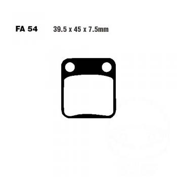 Bremsbelag EBC FA054TT hinten