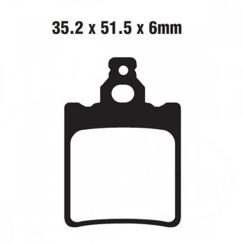 Bremsbelag EBC FA337TT hinten