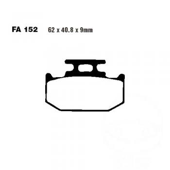Bremsbelag EBC FA152TT hinten