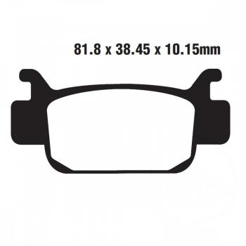 Bremsbelag EBC FA410R hinten