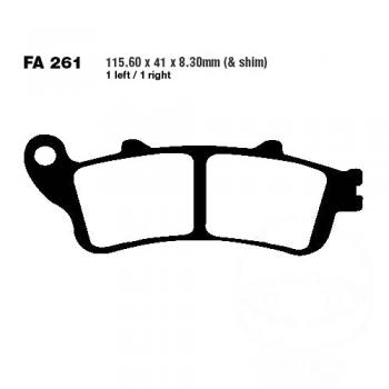 Bremsbelag EBC FA261HH hinten