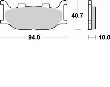 Bremsbelag vorne BRAKING 777CM55 Sintermetall