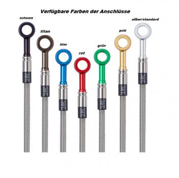 Preview: Stahlflex Bremsleitung hinten Suzuki SV 650 SA ABS K9 BY1341 Bj. 2009