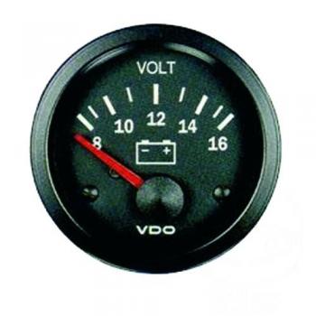 Voltmeter Vision 52mm/8-16V